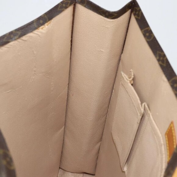 LOUIS VUITTON Monogram Sac Plat Hand Bag M51140 LV Auth 142772 - Picture 13 of 16